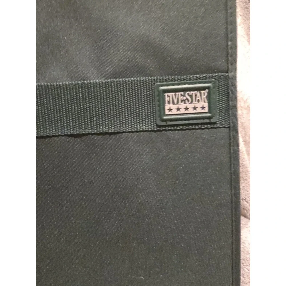 Vintage 1990s Mead‎ Five Star Forest Green 3 Ring First Gear Zipper Binder